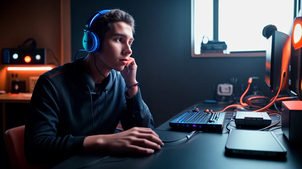 Clavier d'ordinateur et contrôleur MIDI utilisés pour la production d'un beat de Kompa