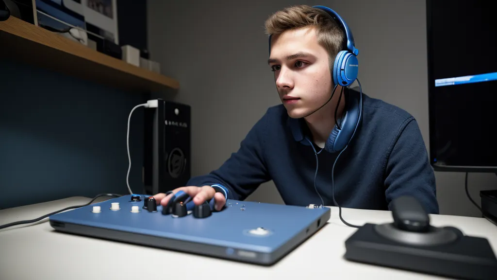 Interface logicielle avec grille de 16 pads pour construire un kit de batterie virtuelle en beatmaking débutant.