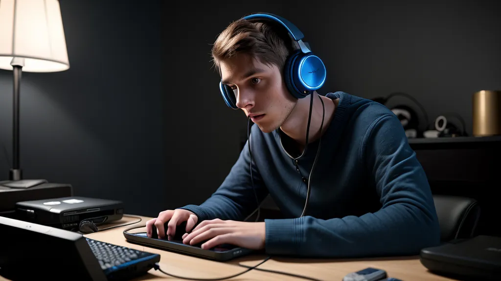 Enceintes de monitoring pour home studio débutant posées sur un bureau de chambre